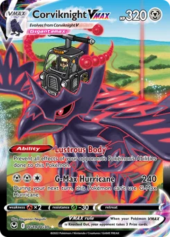 Corviknight VMAX Pokemon card from Silver Tempest Trainer Gallery, card number TG19