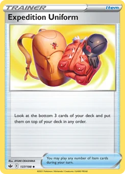 Expedition Uniform Pokemon card from Chilling Reign, card number 137