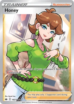 Honey Pokemon card from Chilling Reign, card number 192