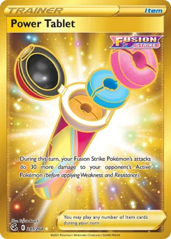 Power Tablet Pokemon card from Fusion Strike, card number 281
