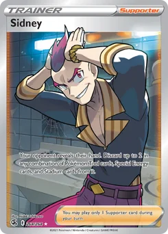 Sidney Pokemon card from Fusion Strike, card number 264