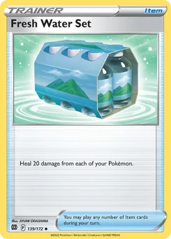 Fresh Water Set Pokemon card from Brilliant Stars, card number 139