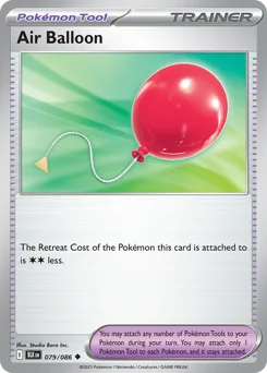 Air Balloon Pokemon card from Black Bolt, card number 79