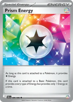Prism Energy Pokemon card from Black Bolt, card number 86